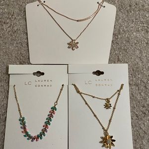 Lauren Conrad Necklace Trio